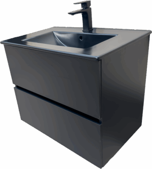 PVC МЕБЕЛ ЗА БАНЯ BERGAMO BLACK 50, 60, 70, 80