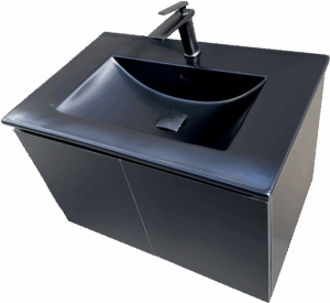 PVC МЕБЕЛ ЗА БАНЯ SAN REMO 70 BLACK