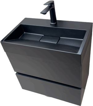 PVC МЕБЕЛ ЗА БАНЯ MATERA 60 BLACK