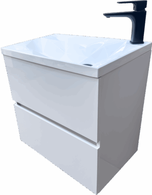 PVC МЕБЕЛ ЗА БАНЯ DIAMANTE 60 WHITE