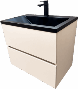 Мебел за баня Mila 70 Late Black