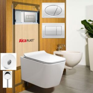 Структура за вграждане Alcaplast с тоалетна и биде