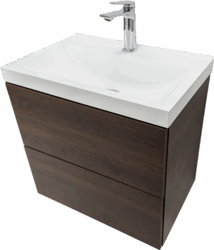 Мебел за баня с компактни габарити FORLI 60 Cherry W