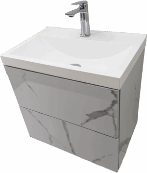 PVC МЕБЕЛ ЗА БАНЯ FORLI 60 Marble W