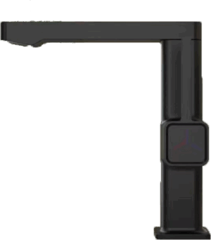 Черен смесител за мивка Blandini Yokon S Black