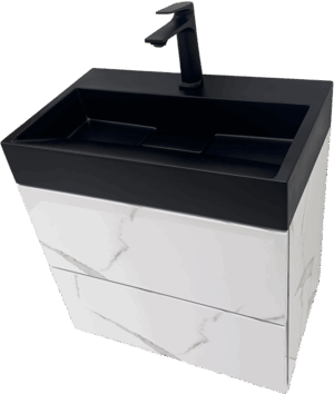 PVC МЕБЕЛ ЗА БАНЯ Matera 60 Marble B