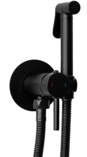 Черен хигиенен душ Blandini Gasper Black