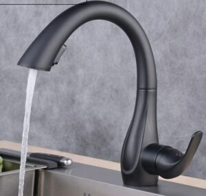 Черен смесител с душ Blandini Elegance Black