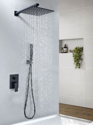 Черен душ за вграждане Blandini Home Style