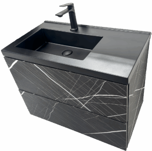 PVC МЕБЕЛ ЗА БАНЯ Porto L 80 Noir B