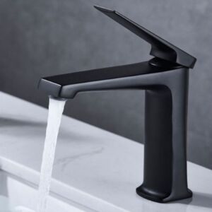 Черен мат смесител за мивка Blandini Ador Black