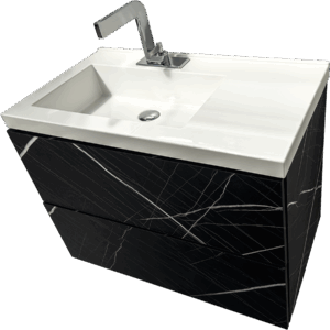 PVC МЕБЕЛ ЗА БАНЯ Porto L 80 Noir W