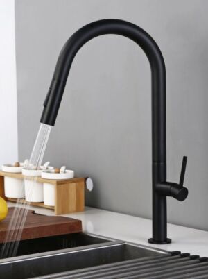 Черен смесител с душ Blandini Retio Black