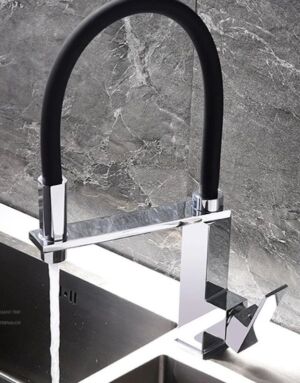 Кухненски смесител с подвижен чучур Blandini Labavo Chrome