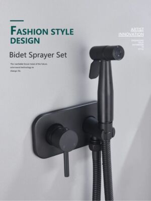 Черен хигиенен душ Blandini Pleasure Black
