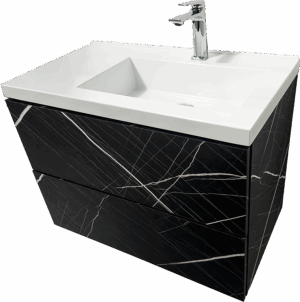 PVC МЕБЕЛ ЗА БАНЯ Porto R 80 Noir W