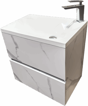 PVC МЕБЕЛ ЗА БАНЯ DIAMANTE 60 Marble