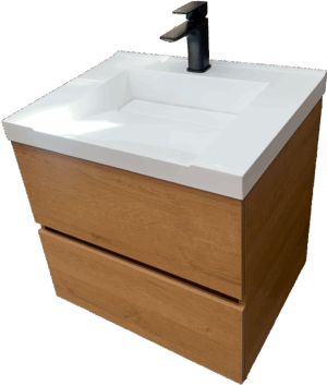 Дървесен шкаф за баня 60см Cremona Corbridge W