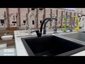 Черен кухненски смесител Blandini Silvia Black