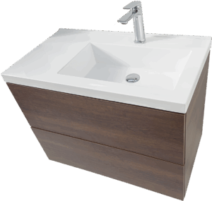 PVC МЕБЕЛ ЗА БАНЯ Porto R 80 Cherry W