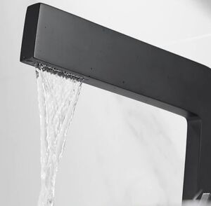 Черен смесител Blandini Kvadro Black