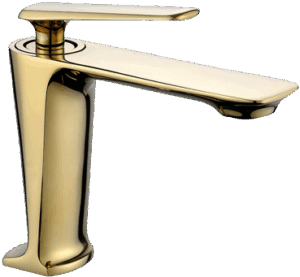 Златен смесител за баня Blandini Almond S Gold
