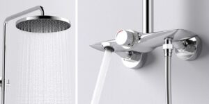 Душ колона за баня с чучур Blandini Pavia Chrome