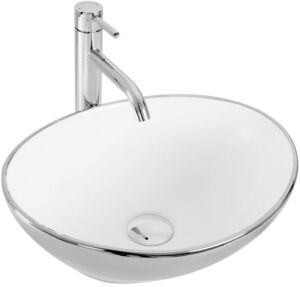 Мивка тип купа Esma Silver / White Мивка тип купа Esma Silver / White