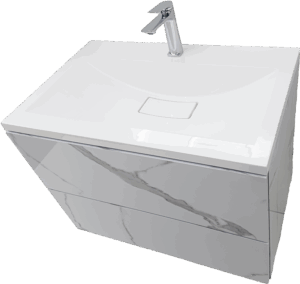 PVC МЕБЕЛ ЗА БАНЯ Napoli 80 Marble W