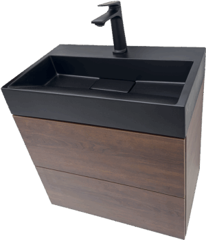 Мебел за баня тъмно дървесен цвят Matera 60 Cherry B