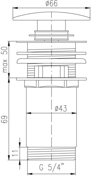 Клик сифон Large