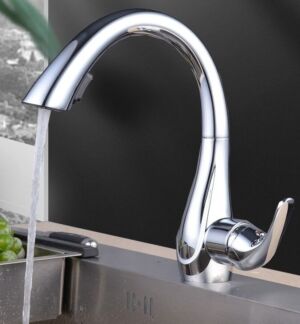 Кухненски смесител с душ Blandini Elegance Chrome