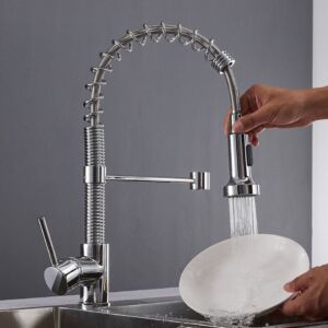 Кухненски смесител с душ Blandini Maximus Chrome