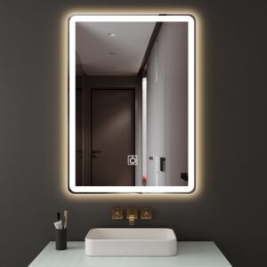 LED огледало за баня с осветление 50х70