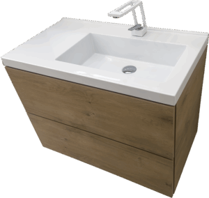 PVC МЕБЕЛ ЗА БАНЯ Porto R 80 OAK W
