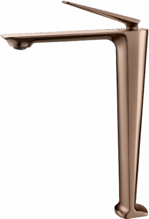 Дизайнерски висок смесител за мивка Blandini Almond L ROSE