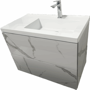 PVC МЕБЕЛ ЗА БАНЯ Porto R 80 Marble W