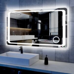 LED огледало за баня с нагревател touch 80х60 + Дисплей LED огледало за баня с нагревател touch 80х60 + Дисплей