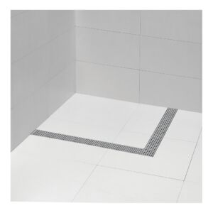 Ъглов линеен сифон за баня Square Corner ултра нисък