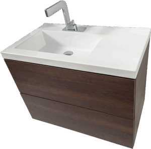 PVC МЕБЕЛ ЗА БАНЯ Porto L 80 Cherry W