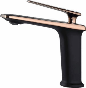 Черен смесител за баня Blandini Alure S Bl/Rose