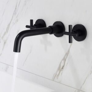 Черен смесител за баня Blandini Quadril Black
