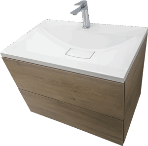 PVC МЕБЕЛ ЗА БАНЯ Napoli 80 OAK W