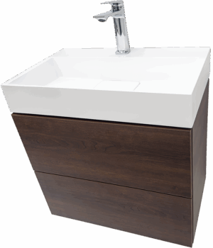 PVC МЕБЕЛ ЗА БАНЯ Matera 60 Cherry W