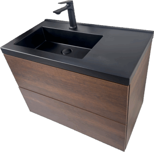 PVC МЕБЕЛ ЗА БАНЯ Porto L 80 Cherry B