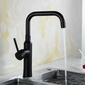 Черен висок смесител Blandini Favor L Black