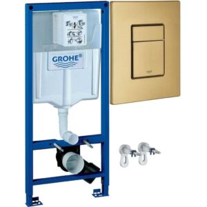 Златен бутон Grohe комплект структура за вграждане