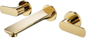 Вграден златен смесител за мивка Blandini Tara Gold