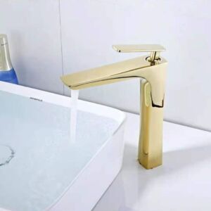 Висок смесител за баня Blandini Ventana L Gold