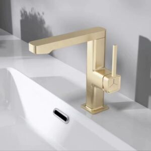Златен смесител за баня Blandini Yokon S Gold